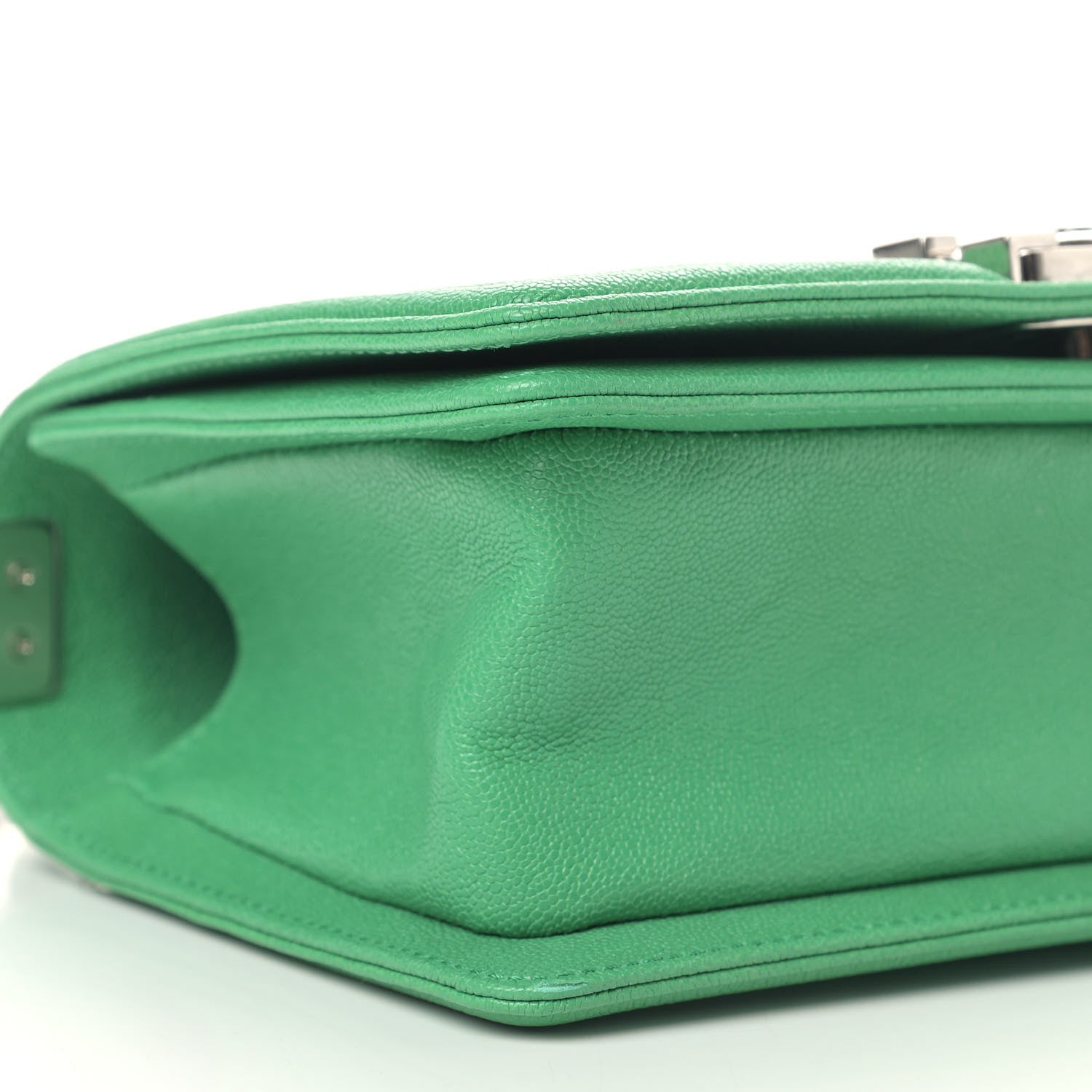 Chanel Caviar Quilted Small Boy Flap Green 6 of 9