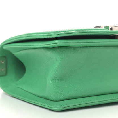 Chanel Caviar Quilted Small Boy Flap Green 6 of 9