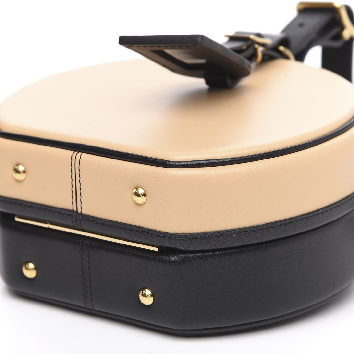 Calfskin Petite Boite Chapeau Black Beige