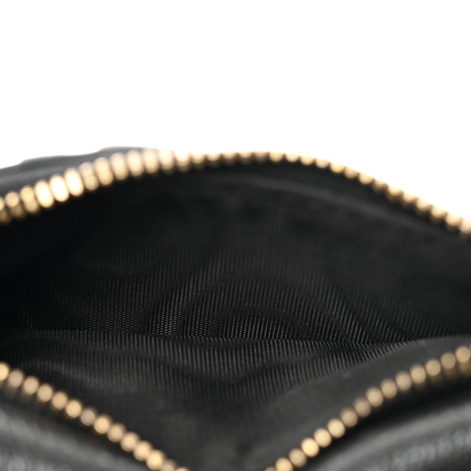 Christian Dior Goatskin Saddle Cosmos Zipped Card Holder Black 7 of 7