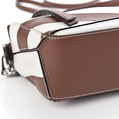 Loewe Calfskin Rugby Mini Puzzle Bag Brunette Soft White 8 of 10