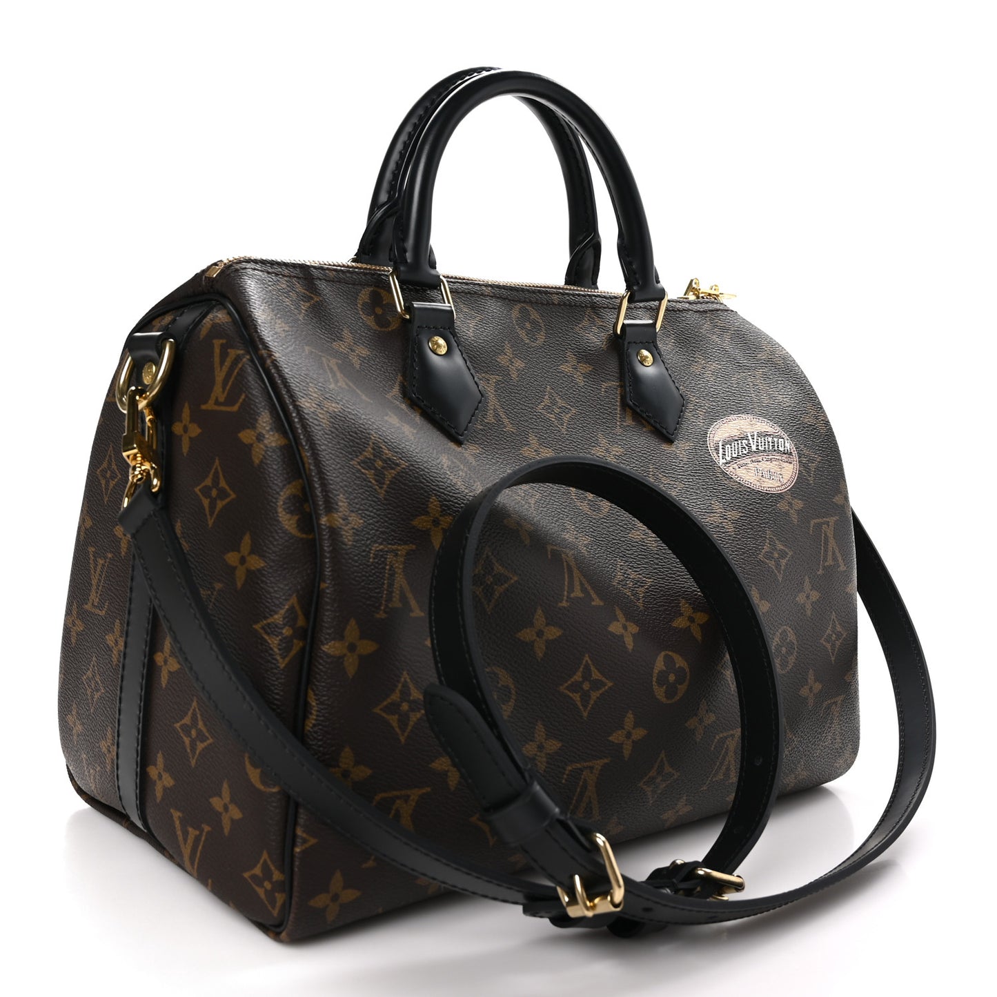 Monogram My World Tour Speedy Bandouliere 30 Black