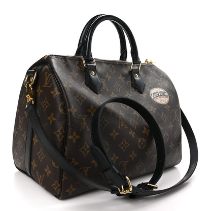 Louis Vuitton Monogram My World Tour Speedy Bandouliere 30 Black 3 of 13