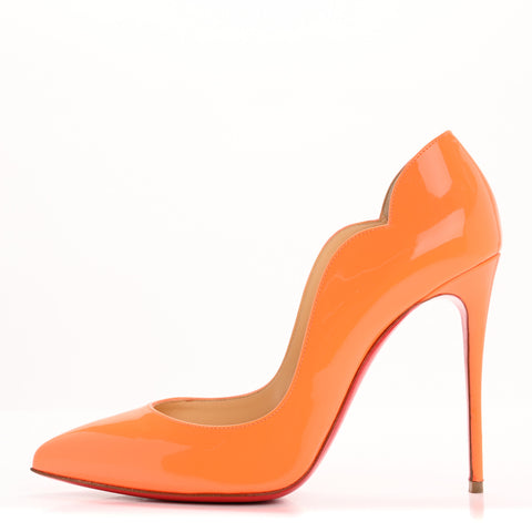 Patent Hot Chick 100 Pumps 39 Sunset