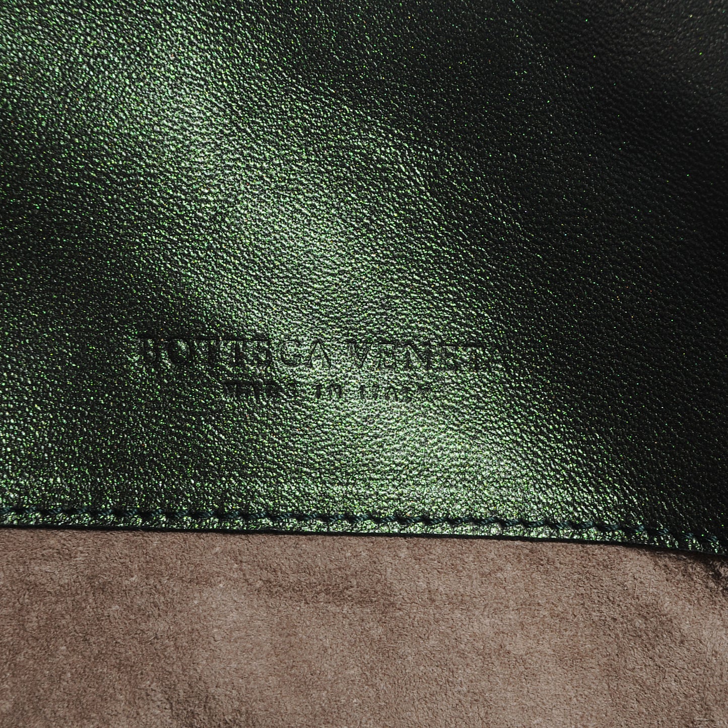Iridescent Scarabee Multi Pocket Tote Bag Green