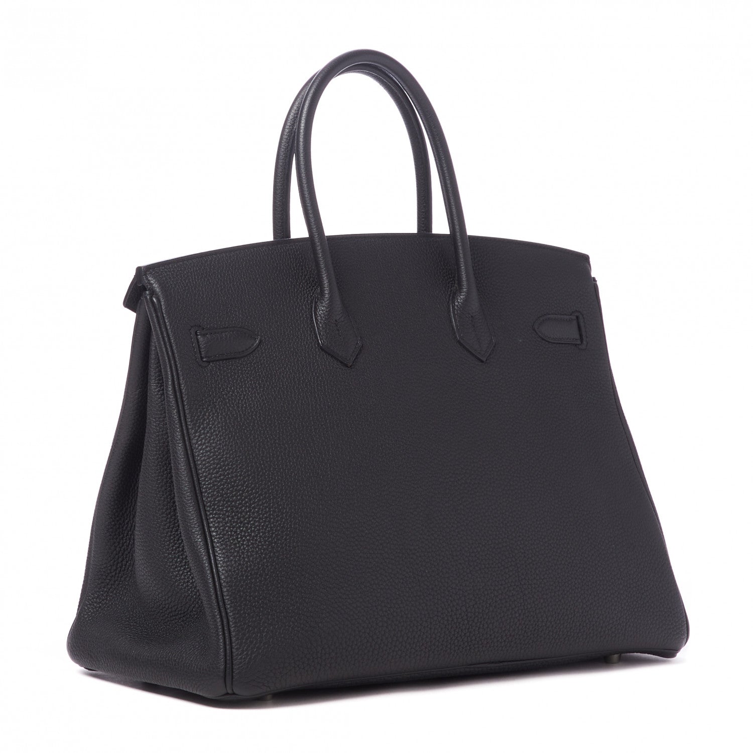 Hermes Togo Verso Birkin 35 Black Bleu Agate 2 of 31