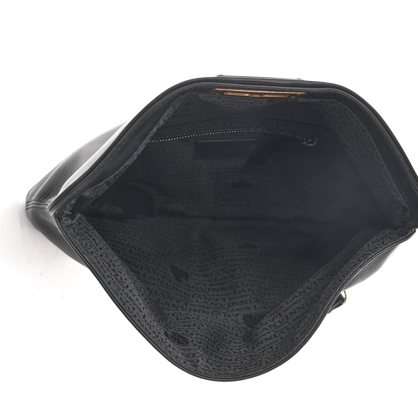 Calfskin Happy Clutch Black