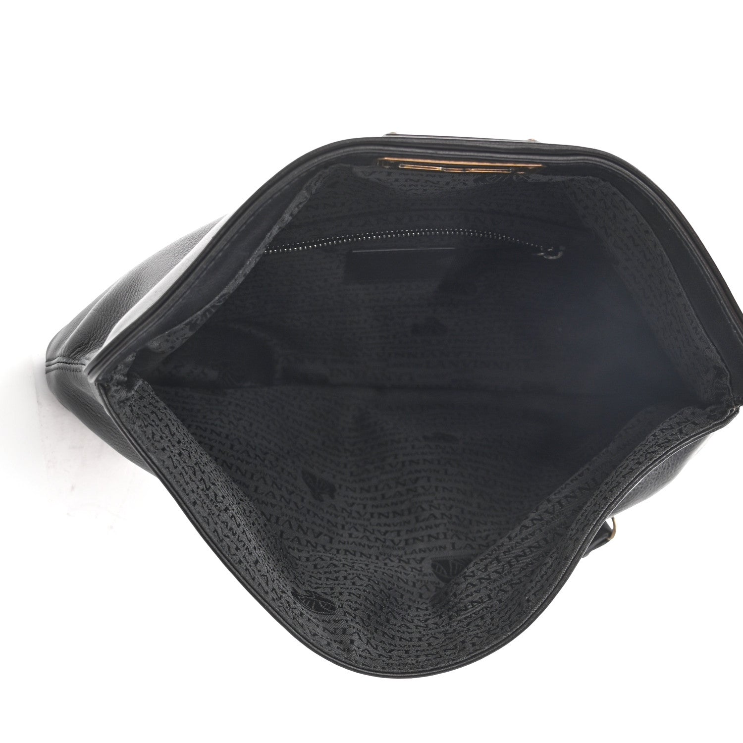 Lanvin Calfskin Happy Clutch Black 5 of 6