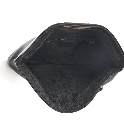 Lanvin Calfskin Happy Clutch Black 5 of 6