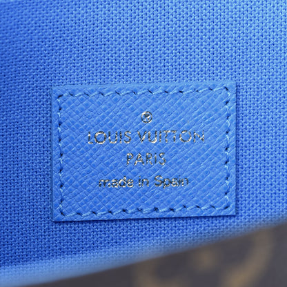 Louis Vuitton Monogram 2021 Christmas Animation China Wall Pochette Felicie Chain Wallet Myosotis Blue 7 of 9