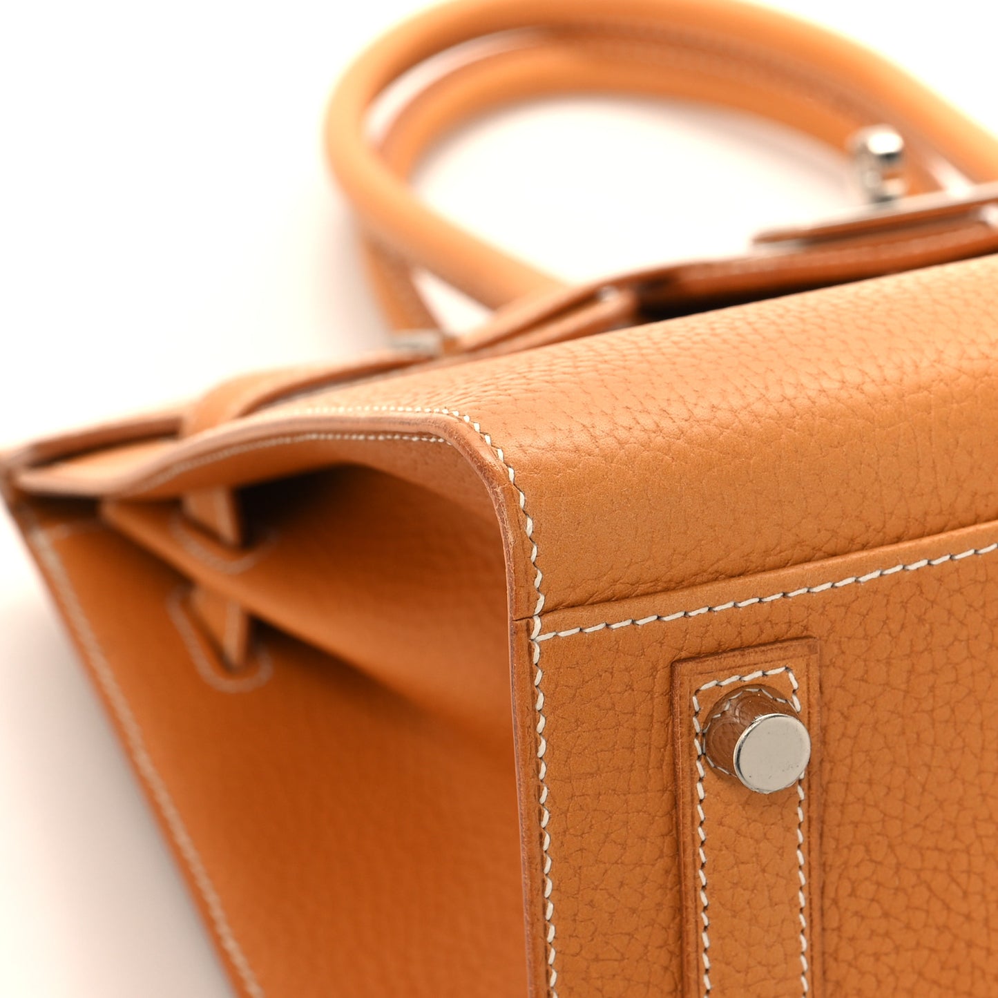 Vache Naturelle Grainee Birkin Sellier 30 Natural Sable