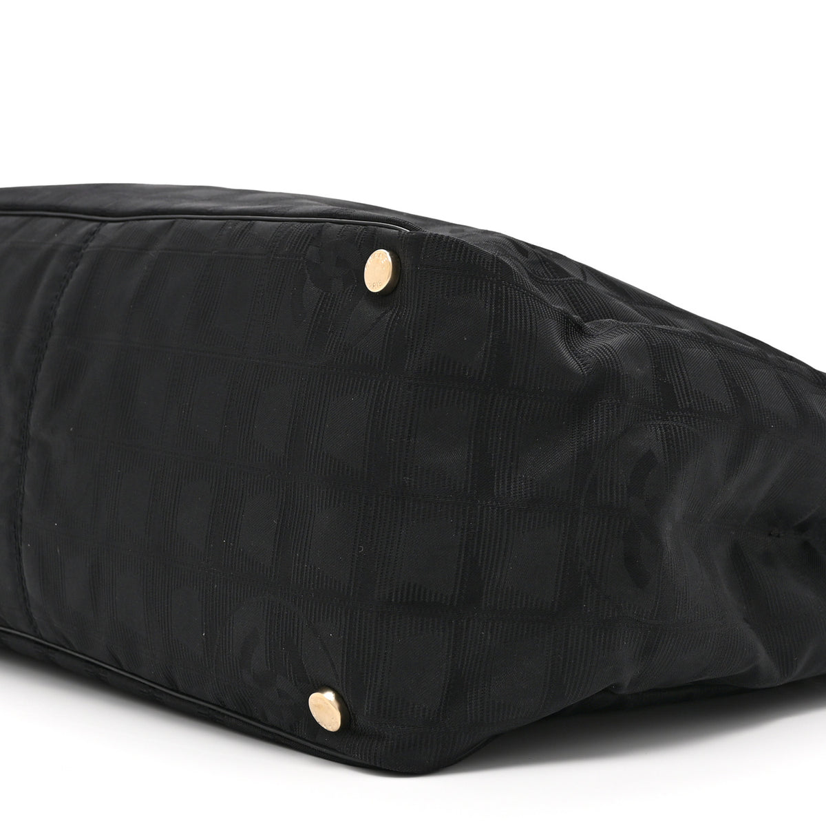 Nylon Medium Travel Tote Black