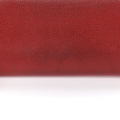Chanel Caviar Timeless CC Large Flap Wallet Red 16 of 18