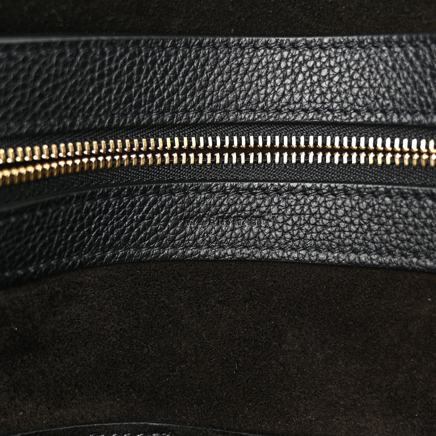 Soft Grained Calfskin Medium Belt Cabas Phantom Black