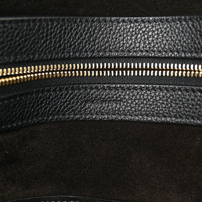 Celine Soft Grained Calfskin Medium Belt Cabas Phantom Black 7 of 11