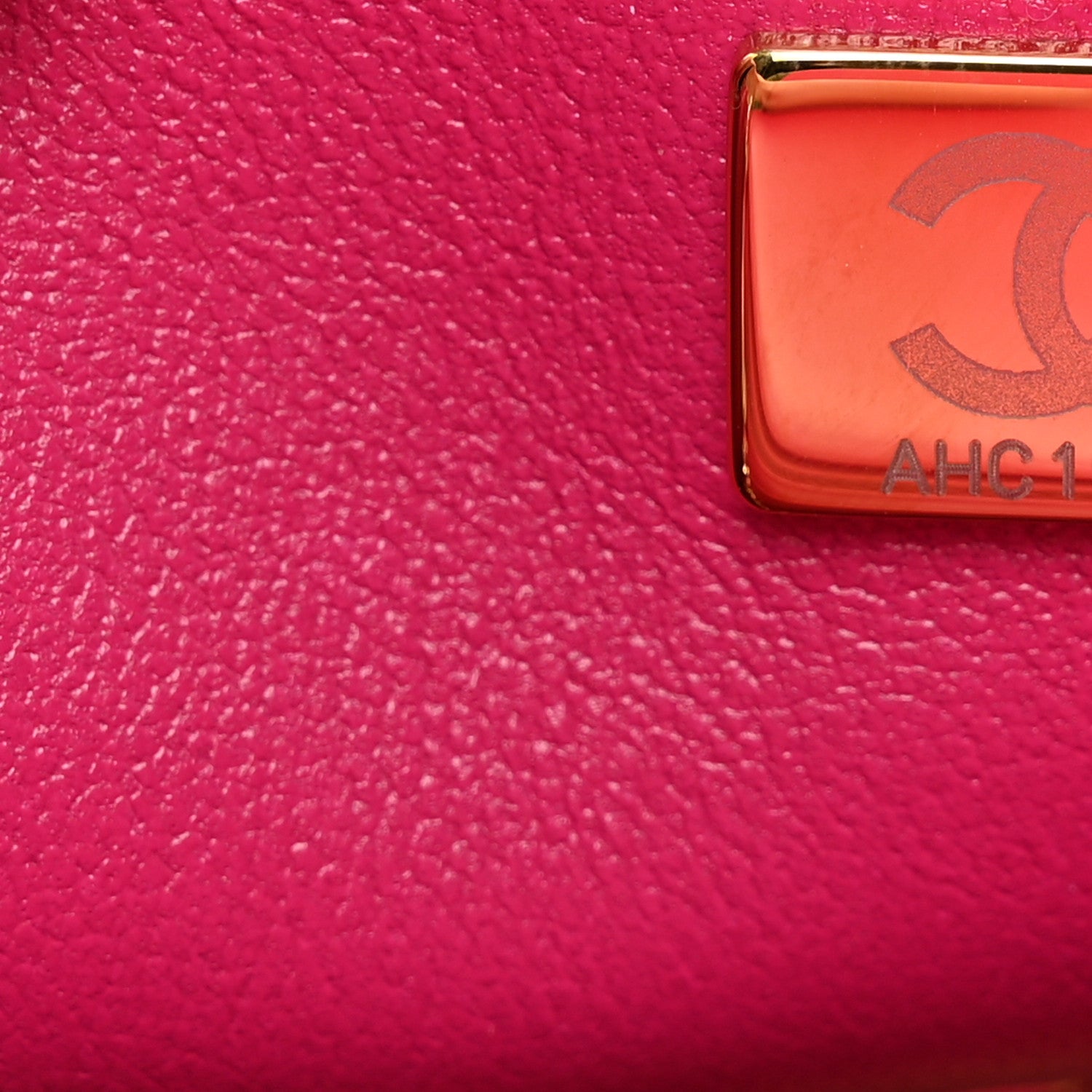 Chanel Lambskin Quilted Mini Crystal Top Handle Rectangular Flap Dark Pink 8 of 10