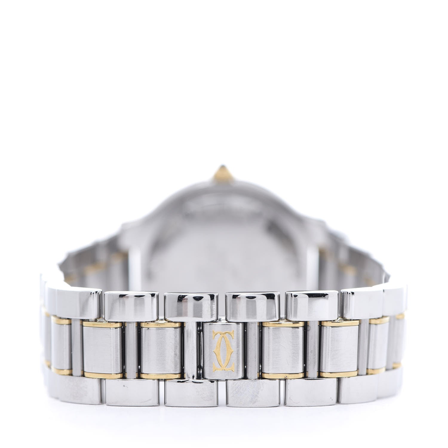 Cartier Stainless Steel 18K Yellow Gold 31mm Must De 21 Quartz Watch 4 of 6