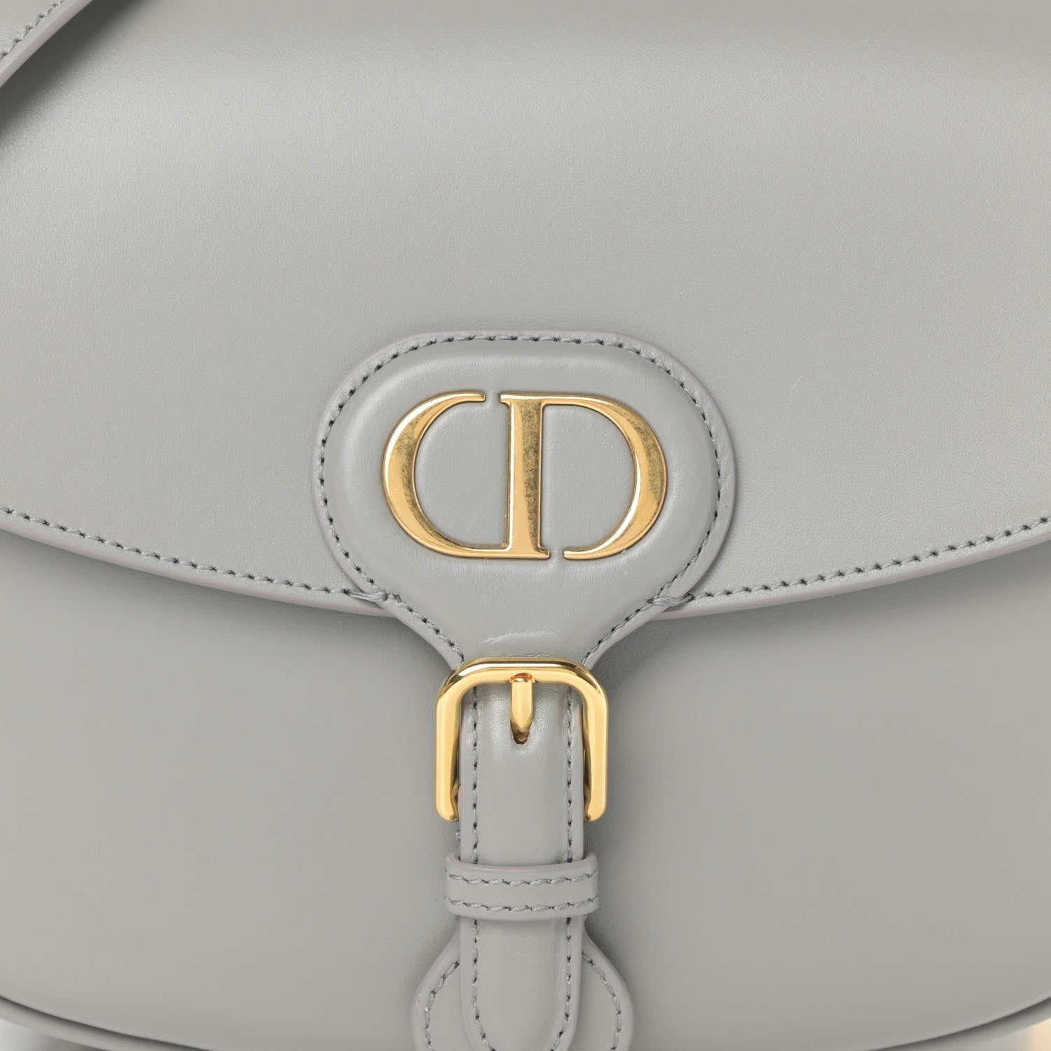 Christian Dior Box Calfskin Medium Bobby Flap Gray 7 of 10