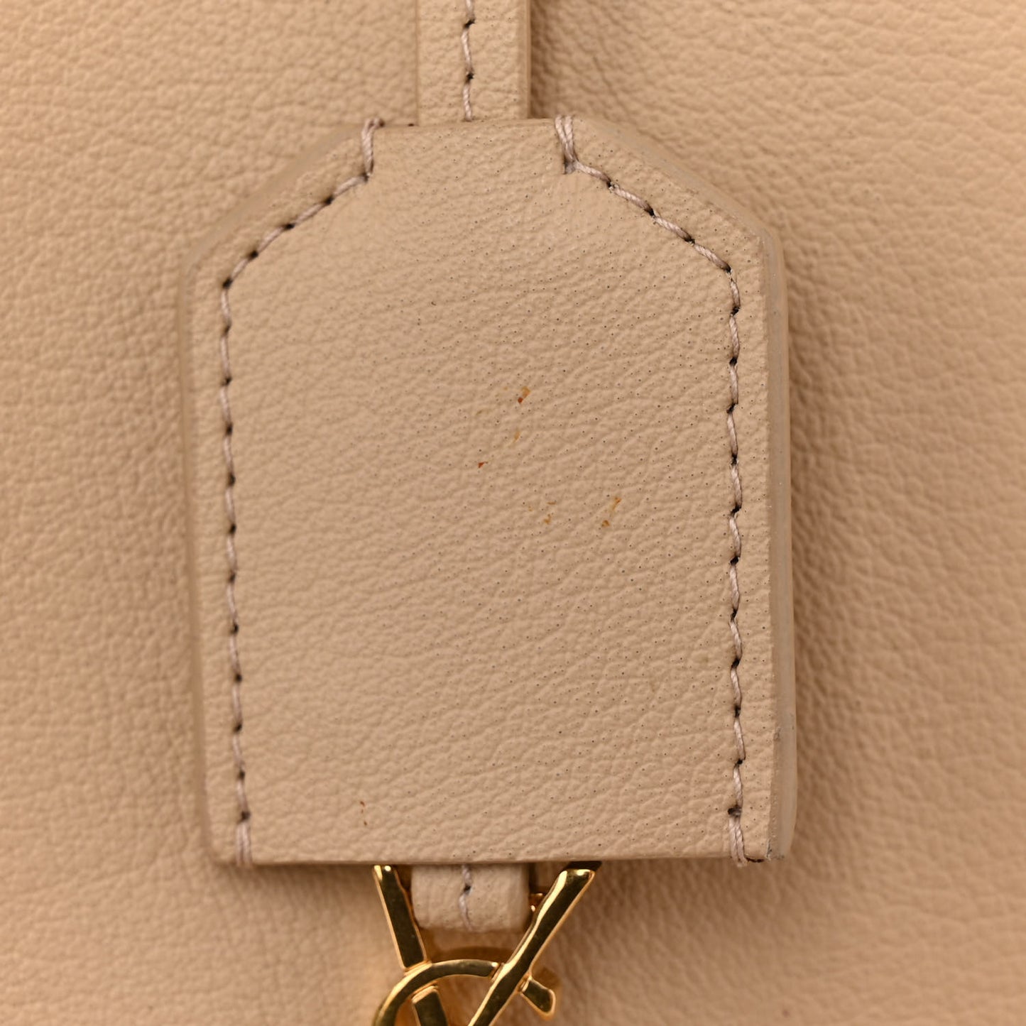 Calfskin Large Shopping Tote Dark Beige