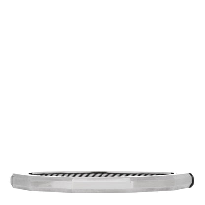 David Yurman Sterling Silver Diamond Stax Faceted Bangle Bracelet 2 of 3