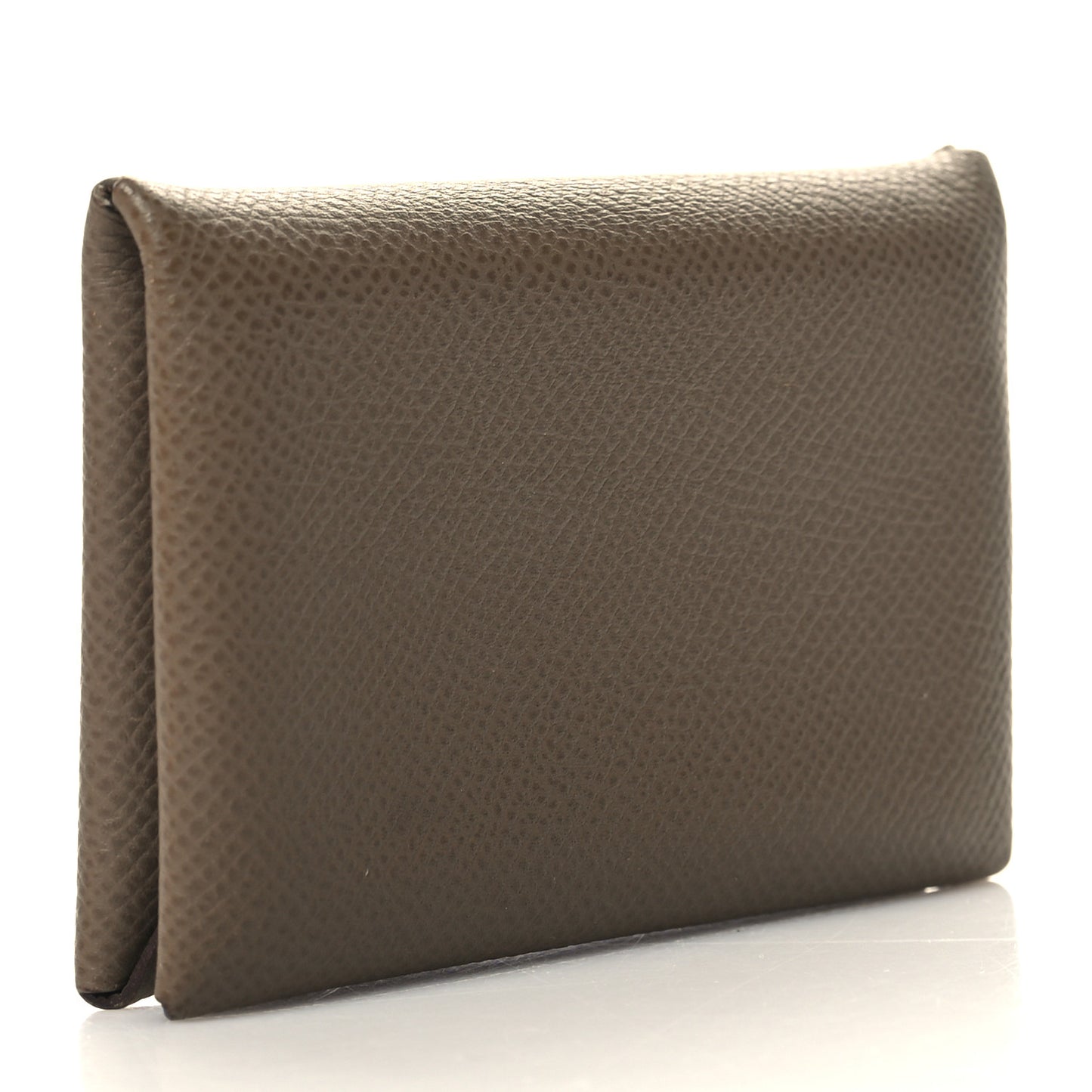 Epsom Calvi Card Case Etoupe