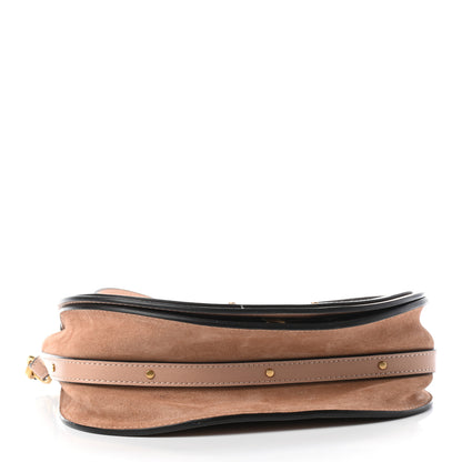Chloe Calfskin Suede Medium Nile Bracelet Bag Biscotti Beige 4 of 8