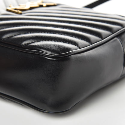 Saint Laurent Calfskin Matelasse Monogram Lou Camera Bag Black 8 of 8