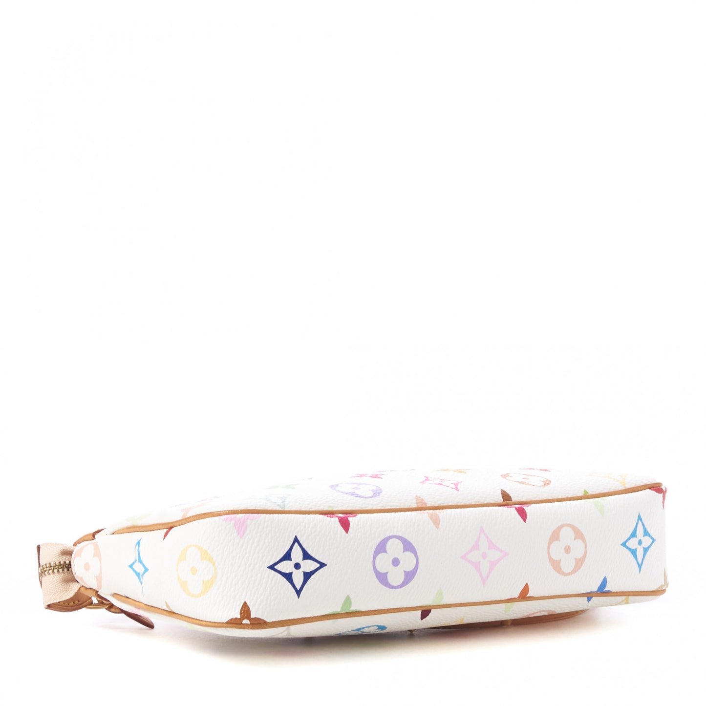 Monogram Multicolor Pochette Accessories White
