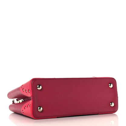 Louis Vuitton Taurillon Flowers Capucines BB Fuchsia 4 of 9