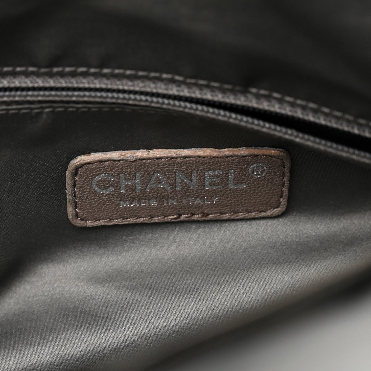 Chanel Lambskin Patent Calfskin Brooklyn Patchwork Hobo Black 6 of 10