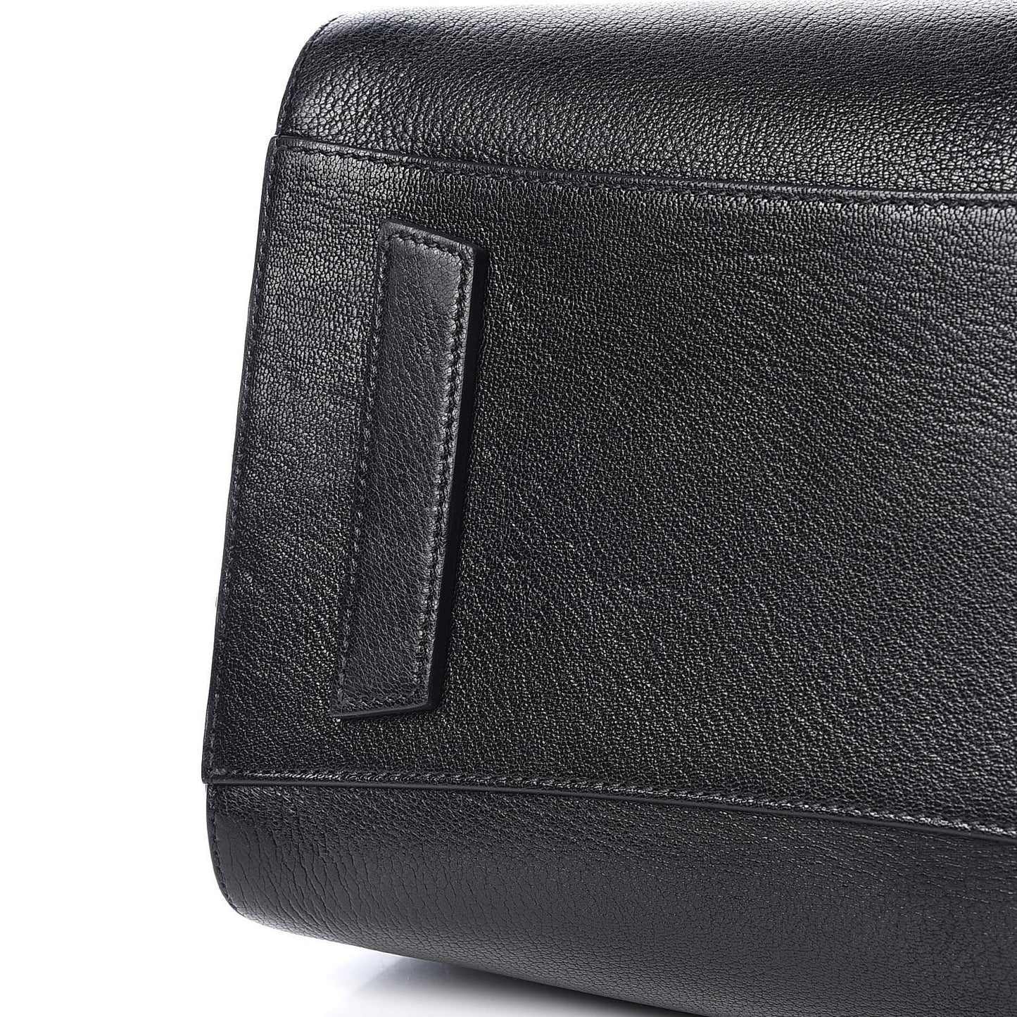 Sugar Goatskin Woven Medium Antigona Black White