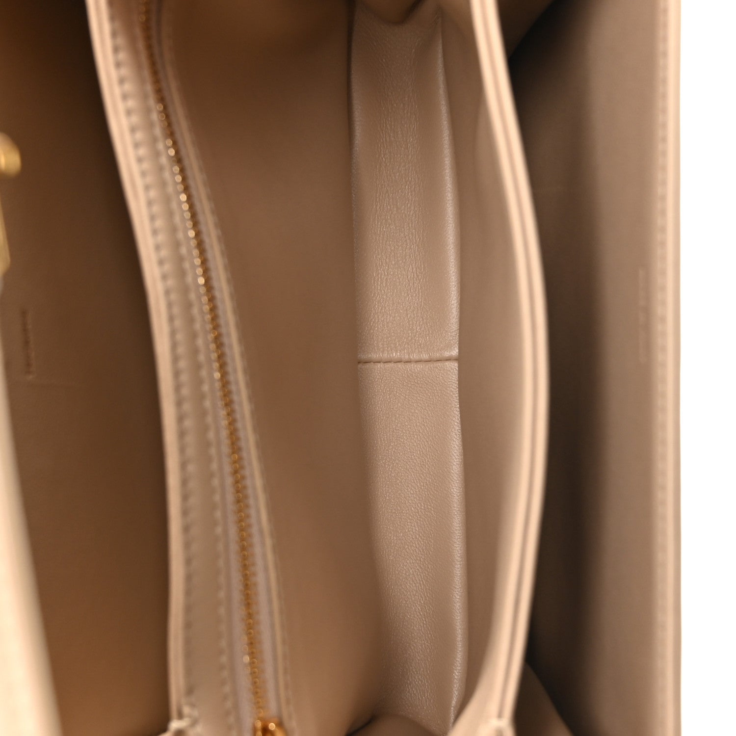 Celine Shiny Calfskin Medium Triomphe Nude 5 of 12