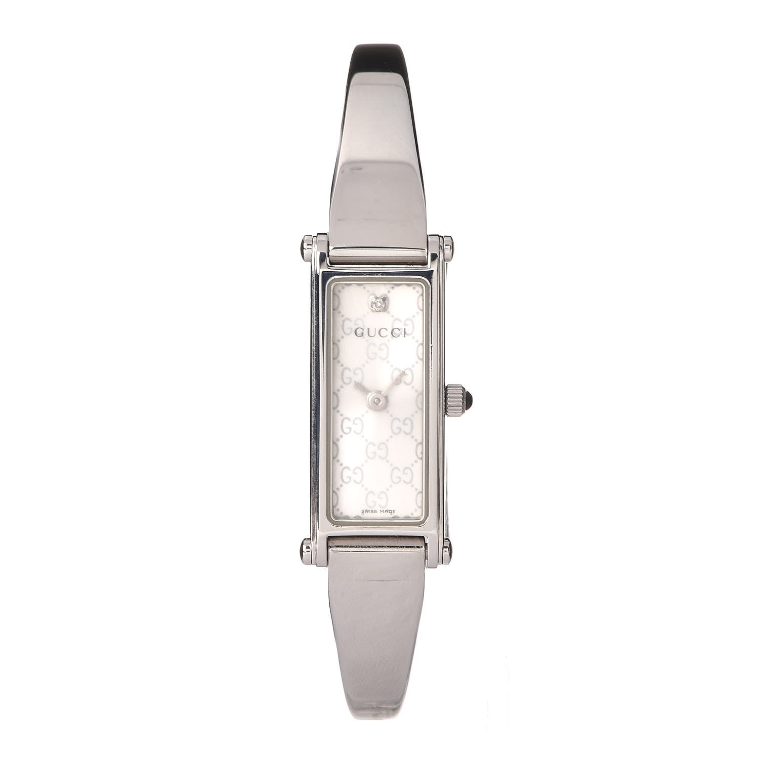 Gucci Stainless Steel Diamond 12mm 1500L Horsebit Quartz Watch 1 of 6
