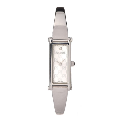 Gucci Stainless Steel Diamond 12mm 1500L Horsebit Quartz Watch 1 of 6