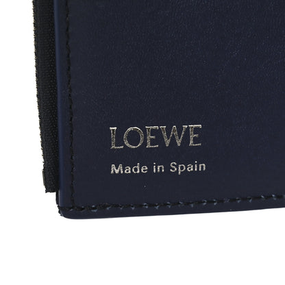 Loewe Nappa Calfskin Small Vertical Wallet Navy 6 of 6