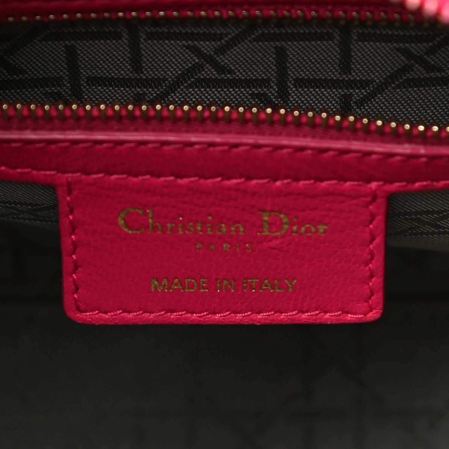 Christian Dior Lambskin Cannage Medium Lady Dior Pink 7 of 21
