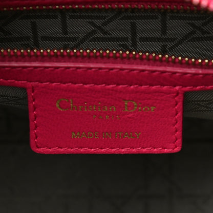 Christian Dior Lambskin Cannage Medium Lady Dior Pink 7 of 21