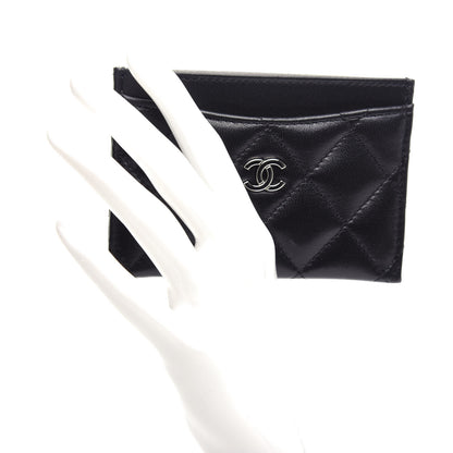 Chanel Lambskin Quilted Card Holder Black 2 of 9