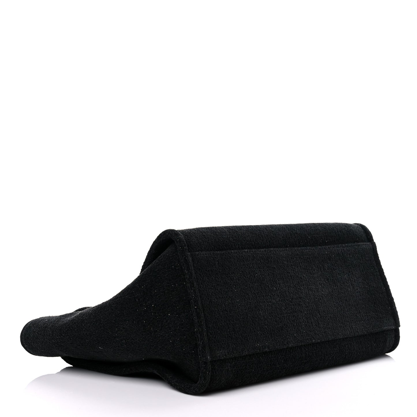 Lurex Boucle Medium Deauville Tote Black