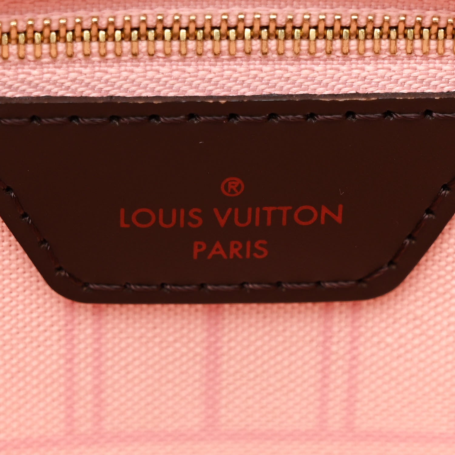 Louis Vuitton Damier Ebene Neo Neverfull MM Rose Ballerine 6 of 10