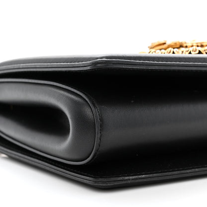 Dolce & Gabbana Calfskin Medium Devotion Crossbody Bag Black 9 of 12