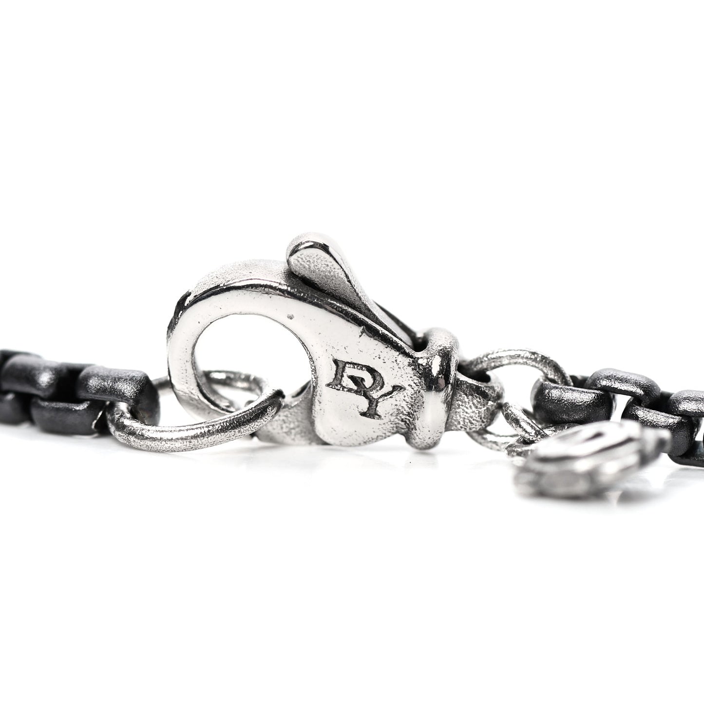 Darkened Sterling Silver 2.7mm Box Chain Necklace 36"