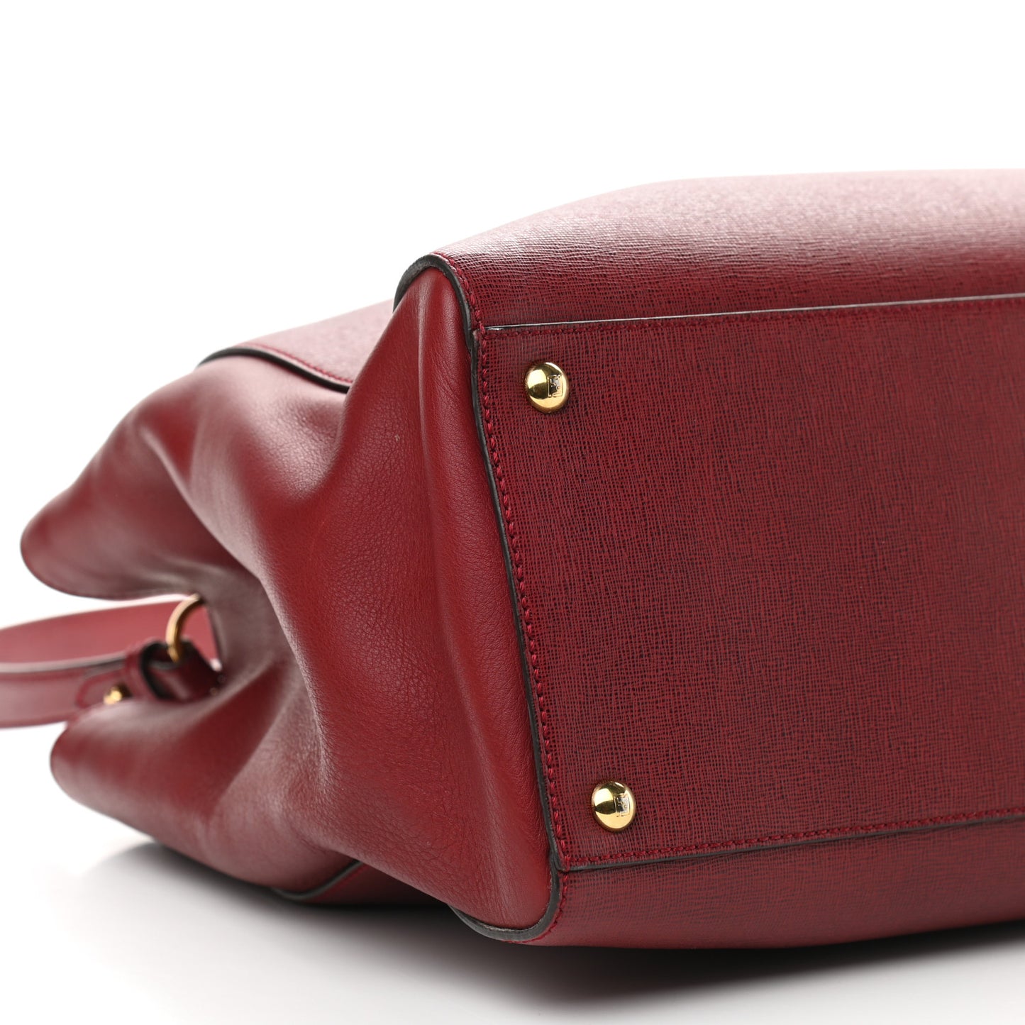 Vitello Elite Regular 2Jours Tote Rosso Scuro Ciliegia