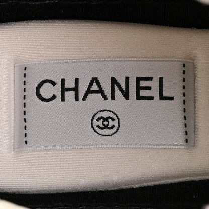 Chanel Calfskin CC Womens Sneakers 38 White 8 of 10