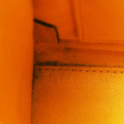 Celine Drummed Calfskin Nano Luggage Ocre 17 of 17