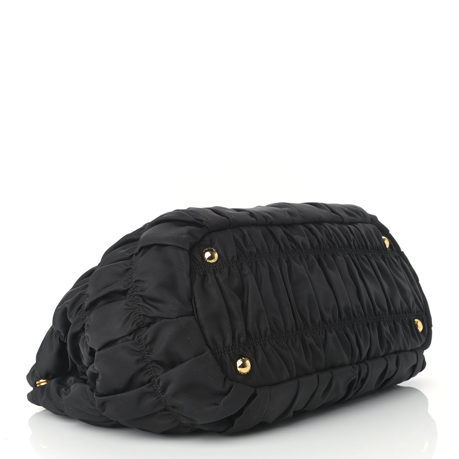 Prada Tessuto Nylon Gaufre Tote Black 4 of 11