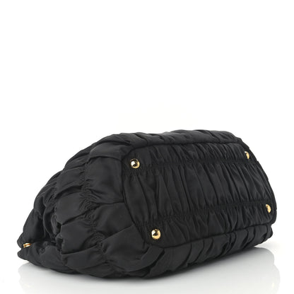 Prada Tessuto Nylon Gaufre Tote Black 4 of 11