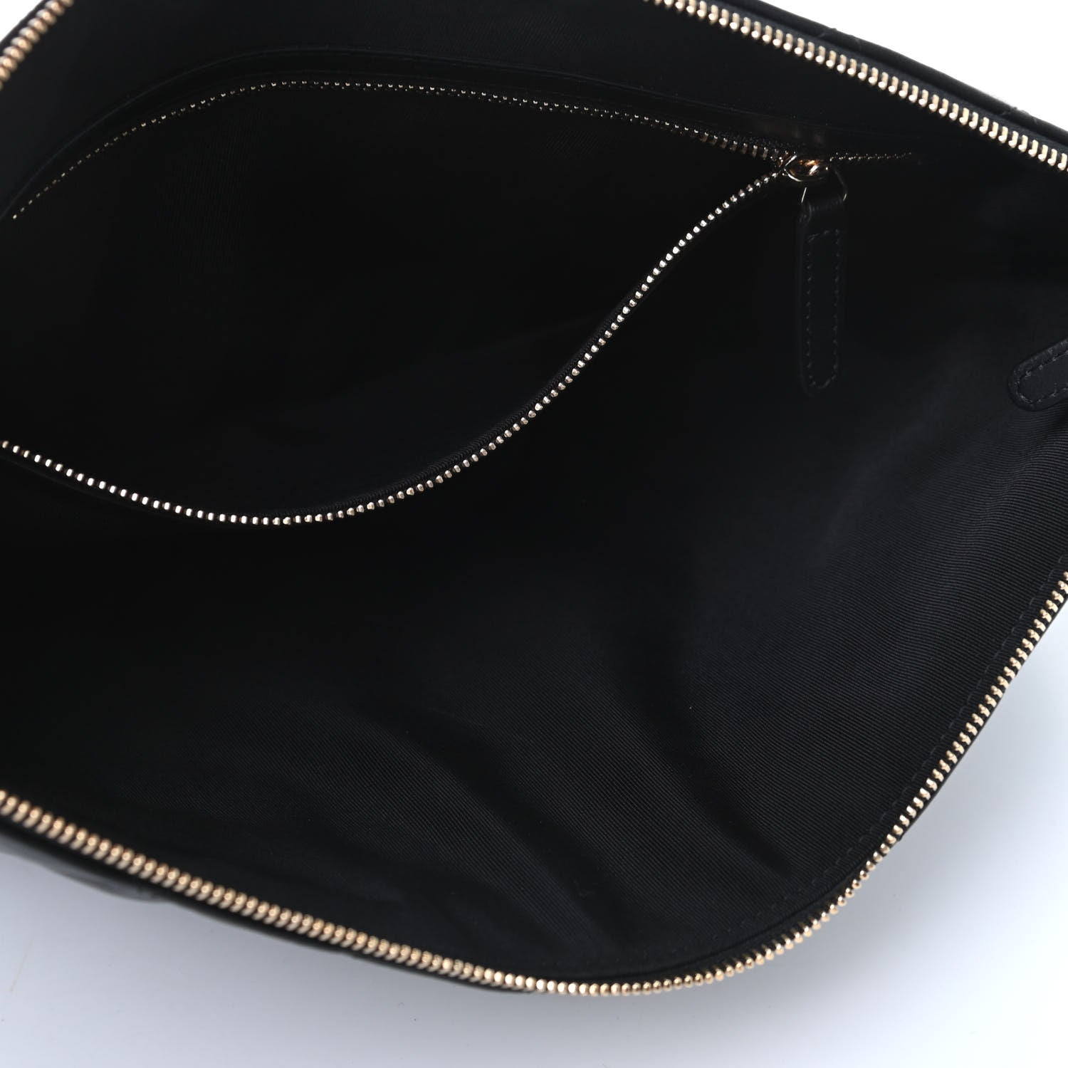 Chanel Lambskin Quilted Large Cosmetic Case Black 4 of 7