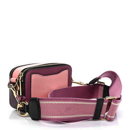 Marc Jacobs Saffiano Small Snapshot Camera Bag Pink Multicolor 3 of 9