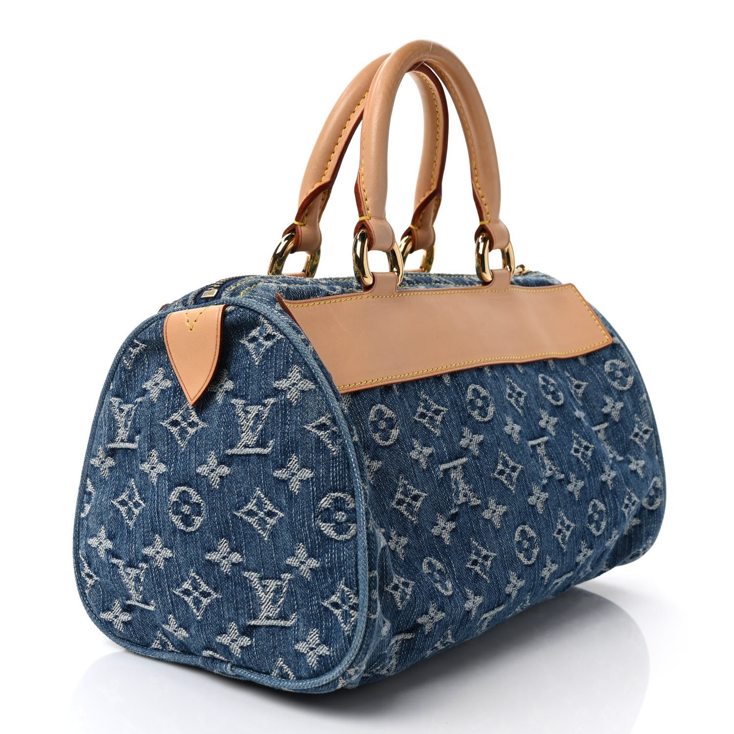 Louis Vuitton Monogram Denim Neo Speedy Blue 3 of 8